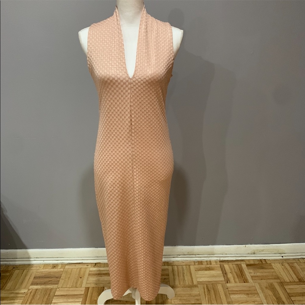 Zara low v-neck dress